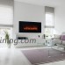 Modern Flames CLX-2 Series Electric Fireplace with Black Glass Front  60-Inch - B01LZ3ZYH3
